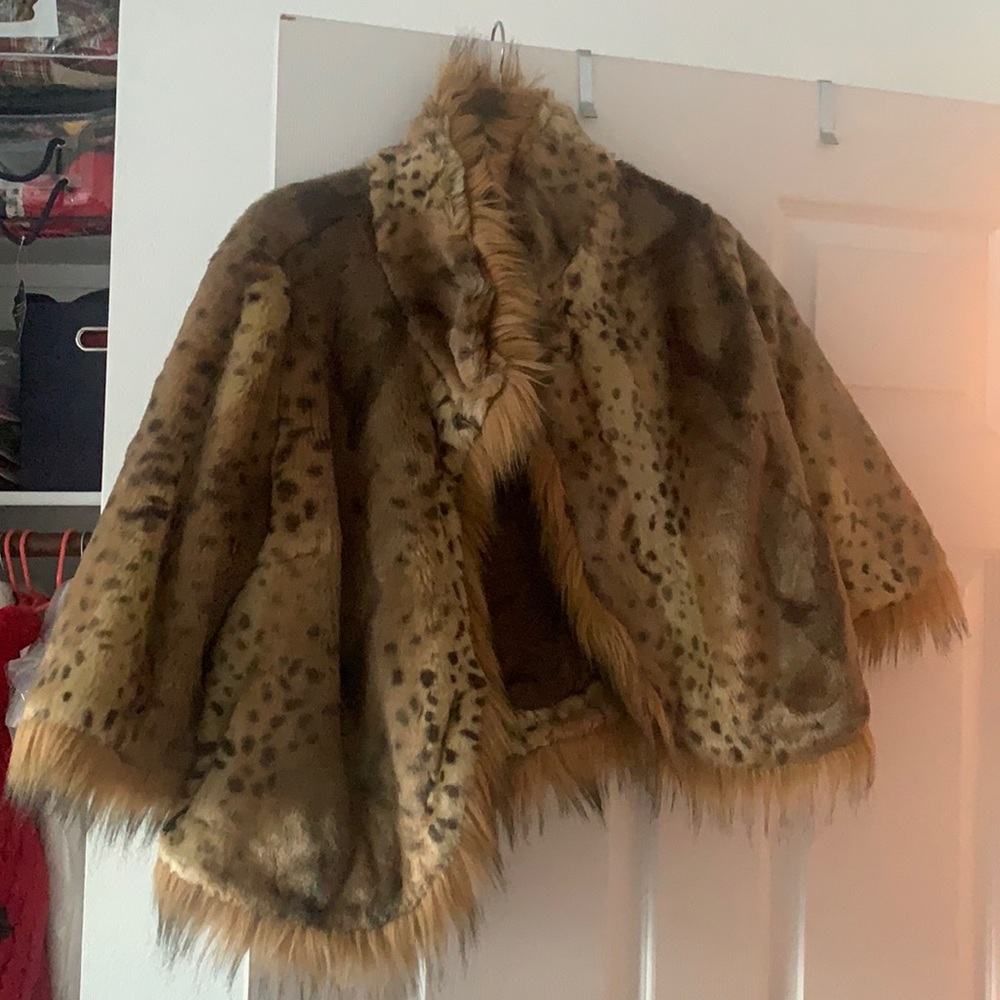 Faux fur coat